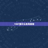 1987属什么生肖属相，1987年的属相是啥？