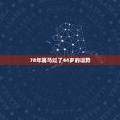 78年属马过了44岁的运势 属马人永远最旺的颜色