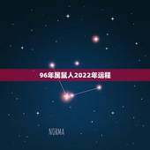 96年属鼠人2022年运程，1996年属鼠男2022姻缘