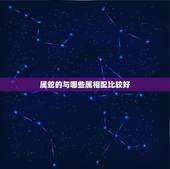 属蛇的与哪些属相配比较好，什么生肖最旺蛇