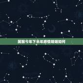 属猴今年下半年感情婚姻如何，有男属猴和女属羊结婚的吗？感情怎么样？婚姻