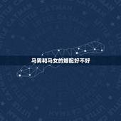 马男和马女的婚配好不好，属马男和属鸡女婚配好么