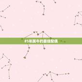 85年属牛的最佳配偶，85年的牛和什么属相婚配最好