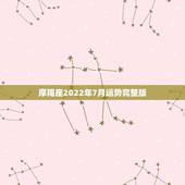 摩羯座2022年7月运势完整版，摩羯座2022年全年运势
