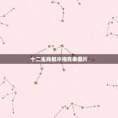 十二生肖相冲相克表图片，12生肖相冲相克表