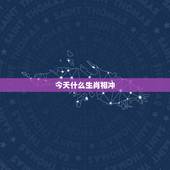 今天什么生肖相冲，今天什么生肖相冲