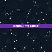 属相婚配十二生肖对照表，男女属相婚配表大全