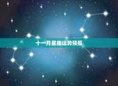 十一月星座运势预报，十一月星座运势