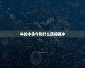 牛的本命年和什么属相相冲，牛年冲什么属相