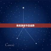 姓名测试今日运势，星座运势姓名测试，19840907