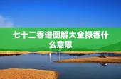 七十二香谱图解大全禄香什么意思，什么是七十二香