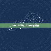 1967年羊与1979年羊婚配，1967年8月的羊和1979年1月的羊