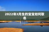 2022年3月生的宝宝如何取名，2022年3月属虎男孩名字