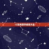12生肖四字成语大全，含十二生肖四字成语有哪些？