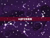 66岁今年属相，今年66岁是哪年出生的