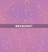 姓名大全20000个 孩子姓名大全20000个