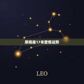 摩羯座17年爱情运势，摩羯座2022年爱情运势