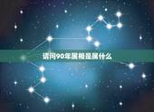 请问90年属相是属什么，请问90年出生的属相是什么麻烦大家帮我。