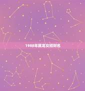 1988年属龙女招财名，1988年属龙女一生财运如何