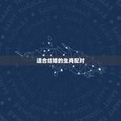 适合结婚的生肖配对，生肖配对（结婚参考用）