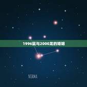 1996鼠与2000龙的婚姻，96年鼠与200年龙今年可以结婚吗？
