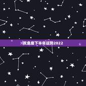 双鱼座下半年运势2022，唐立淇2023年双鱼座运势
