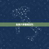 生辰八字查询五行，生辰八字自动计算器