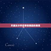 天蝎女分手后等你挽回的表现，请教一下，一般天蝎女分手，都是什么表现？