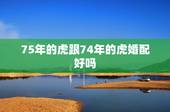 75年的虎跟74年的虎婚配好吗，1974年的虎跟1975年的兔相配的婚