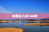 辛酉日八字100例，辛酉日柱的人命比较苦