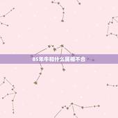 85年牛和什么属相不合，85年属牛的和什么属相配最好？
