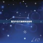 属马今日打麻将财运如何，属狗的人今天能打麻将吗
