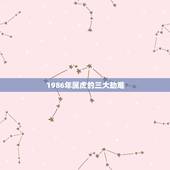 1986年属虎的三大劫难，1986年属虎35岁以后命运