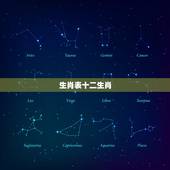 生肖表十二生肖 请问下年十二生肖运程表有什么