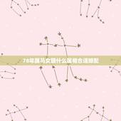 78年属马女跟什么属相合适婚配，1978年属马的和属什么的最相配？