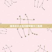 金木水火土五行数字表十二生肖，十二生肖分别属什么。(金木水火土)