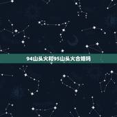 94山头火和95山头火合婚吗，山头火狗和山头火猪