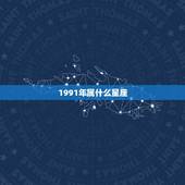 1991年属什么星座，农历的1991年是什么星座？