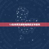 12生肖男女婚配表男蛇女羊配吗，属蛇的女生和属羊的男生配吗？