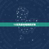 12生肖最佳姻缘配对表，12生肖最佳配对