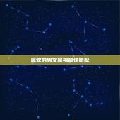属蛇的男女属相最佳婚配，属蛇的人和什么属相配对最合适？
