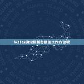 以什么确定属相的最佳工作方位呢，属相，方位与职业选择，你选对了吗