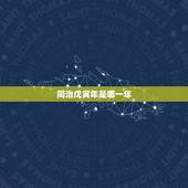 同治戊寅年是哪一年