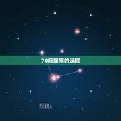 70年属狗的运程，1970属狗每月运程