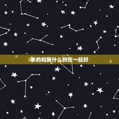 羊的和属什么的在一起好，属羊的和什么属相最配