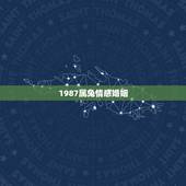 1987属兔情感婚姻，1987年属兔的命运和婚姻怎么样？