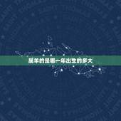 属羊的是哪一年出生的多大，60多岁属羊的是哪一年出生的