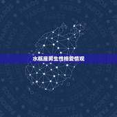 水瓶座男生性格爱情观，水瓶座男生到底可靠吗