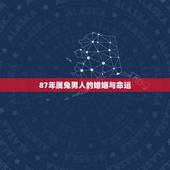 87年属兔男人的婚姻与命运，1987年属兔的婚姻和命运怎么样？