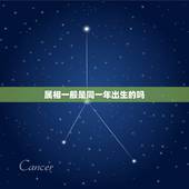 属相一般是同一年出生的吗，同一属相五行是固定的吗？为什么有的说是按不同